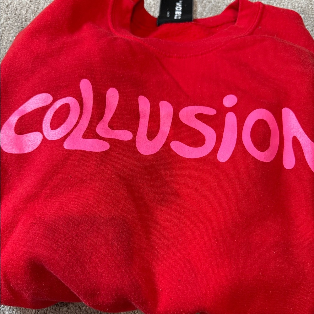 Collusion Women's Red Sweatshirt